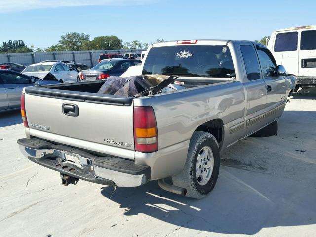 2GCEC19V7Y1174522 - 2000 CHEVROLET SILVERADO TAN photo 4