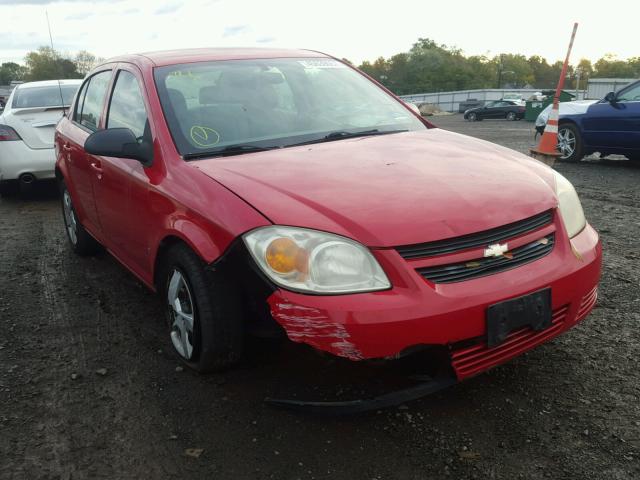 1G1AK55F867867602 - 2006 CHEVROLET COBALT LS RED photo 1