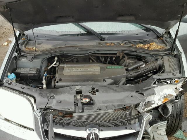 2HNYD18272H518215 - 2002 ACURA MDX GRAY photo 7