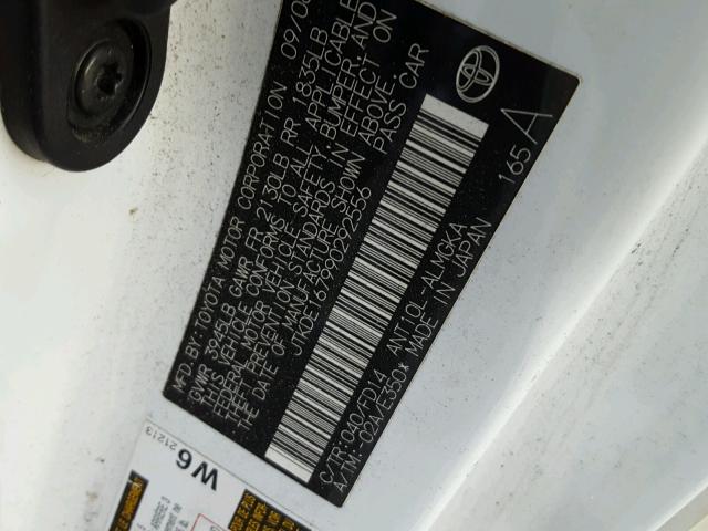 JTKDE167990292556 - 2009 TOYOTA SCION TC 白色 照片 10