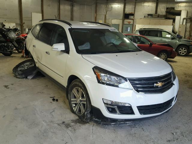 1GNKVHKD6FJ271082 - 2015 CHEVROLET TRAVERSE L WHITE photo 1