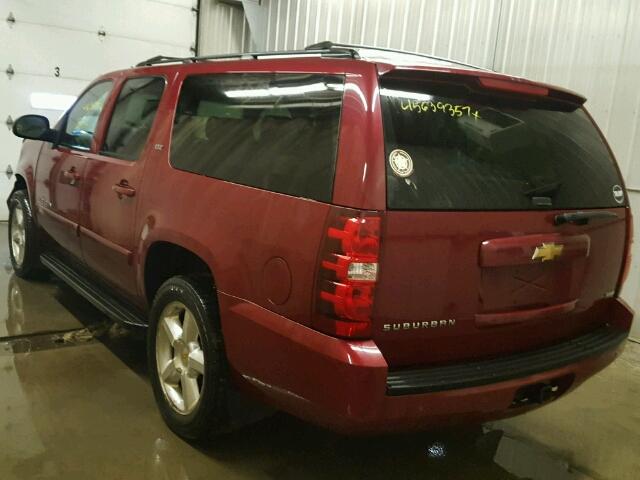 3GNFK16317G190383 - 2007 CHEVROLET SUBURBAN RED photo 3