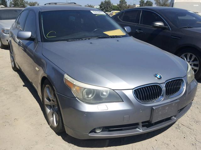 WBANB33575CN63235 - 2005 BMW 545 I GRAY photo 1