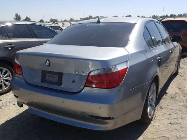 WBANB33575CN63235 - 2005 BMW 545 I GRAY photo 4