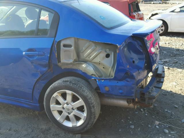 3N1AB6AP5BL680385 - 2011 NISSAN SENTRA 2.0 BLUE photo 9