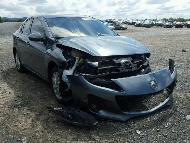 JM1BL1W74C1557003 - 2012 MAZDA 3 I GRAY photo 1