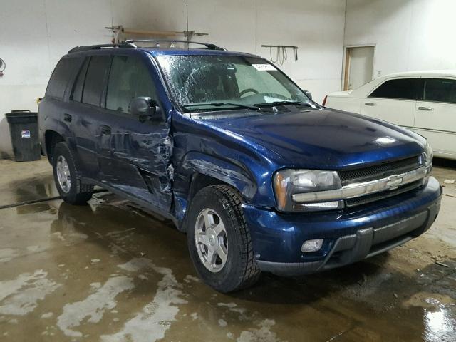 1GNDT13SX32132940 - 2003 CHEVROLET TRAILBLAZE BLUE photo 1