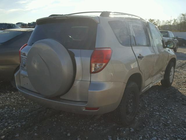 JTMZD33V586075693 - 2008 TOYOTA RAV4 BEIGE photo 4