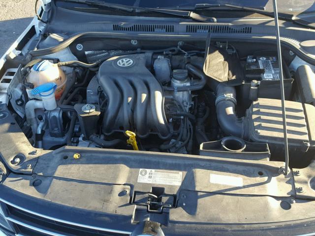 3VW2K7AJ5FM262828 - 2015 VOLKSWAGEN JETTA BASE WHITE photo 7
