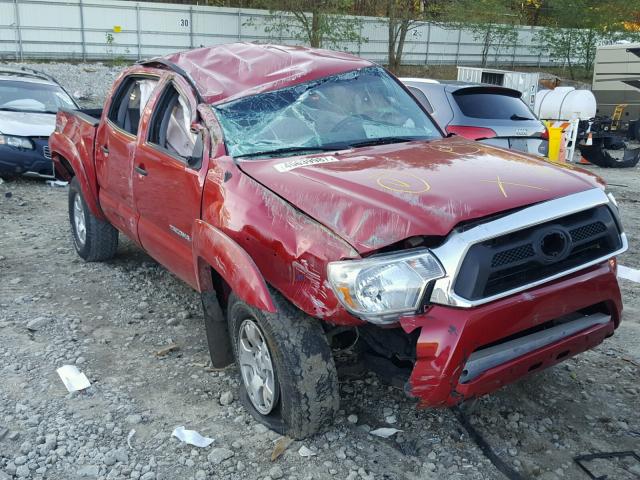 3TMLU4EN0FM168806 - 2015 TOYOTA TACOMA DOU RED photo 1