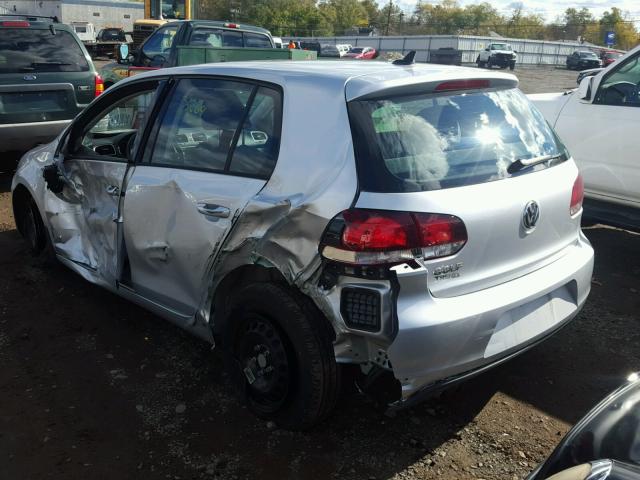 WVWDB7AJ4EW004729 - 2014 VOLKSWAGEN GOLF 银色 照片 3