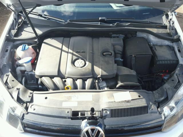 WVWDB7AJ4EW004729 - 2014 VOLKSWAGEN GOLF SILVER photo 7