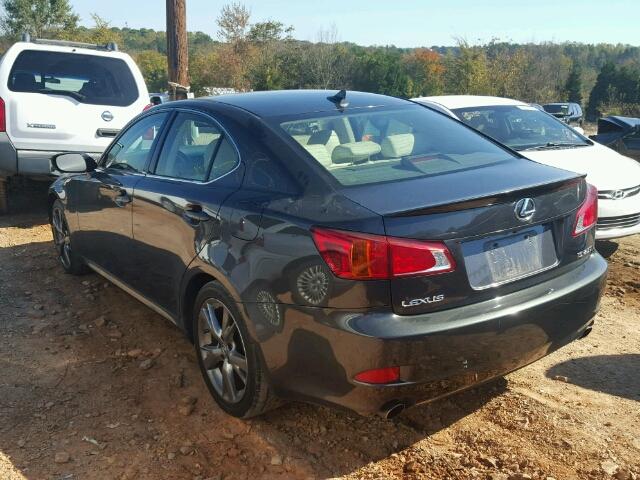 JTHBK262895087572 - 2009 LEXUS IS GRAY photo 3