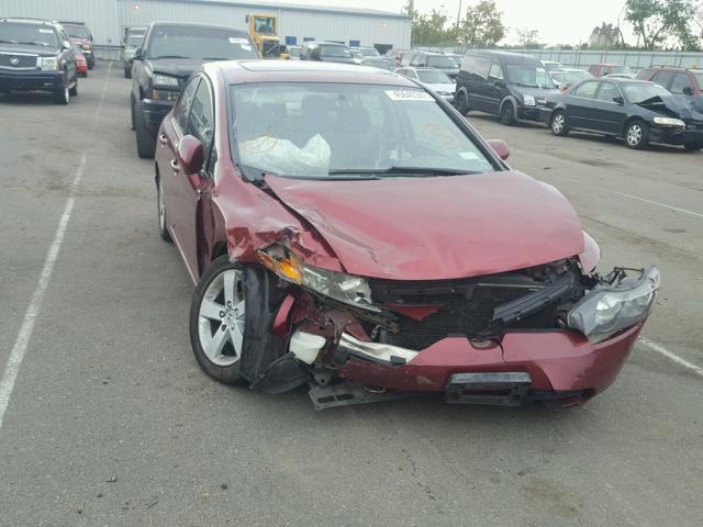 1HGFA16807L029065 - 2007 HONDA CIVIC EX ბურგუნდია ფოტო 1