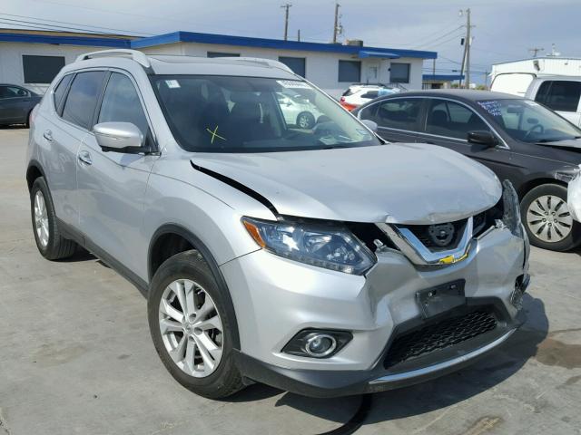 5N1AT2MT2EC788907 - 2014 NISSAN ROGUE S SILVER photo 1