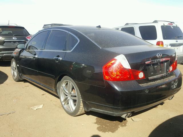 JNKBY01E26M200700 - 2006 INFINITI M45 BLACK photo 3