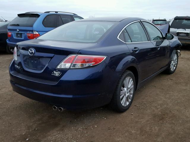 1YVHZ8CH3A5M48708 - 2010 MAZDA 6 I BLUE photo 4