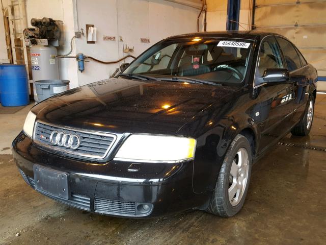 WAUED24B6YN031217 - 2000 AUDI A6 2.7T QU BLACK photo 2