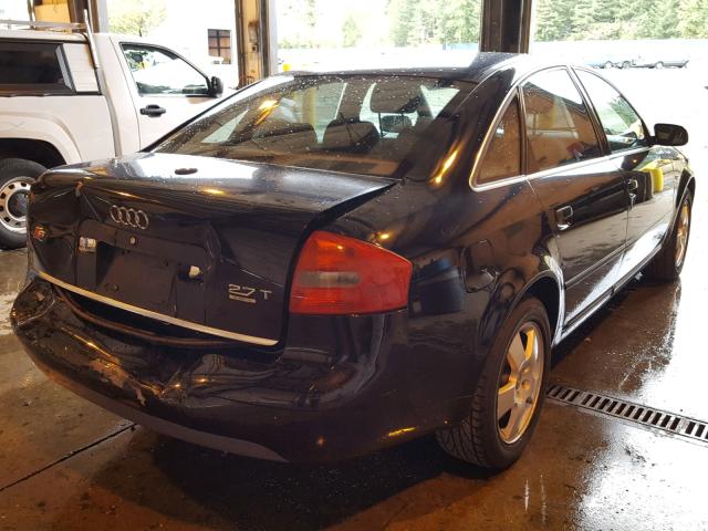 WAUED24B6YN031217 - 2000 AUDI A6 2.7T QU BLACK photo 4