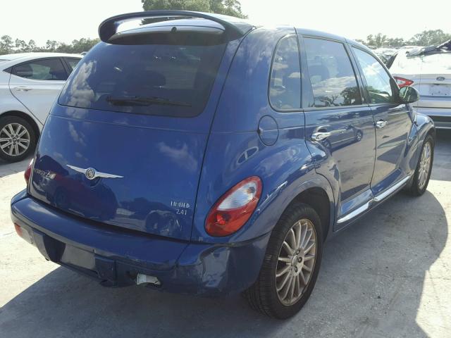 3A8FY68808T151430 - 2008 CHRYSLER PT CRUISER BLUE photo 4