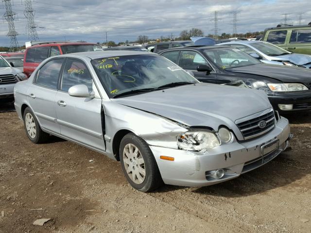 KNAGD126955410040 - 2005 KIA OPTIMA LX SILVER photo 1