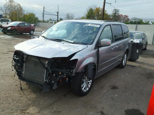 2C4RDGCG9DR746651 - 2013 DODGE GRAND CARA GRAY photo 2