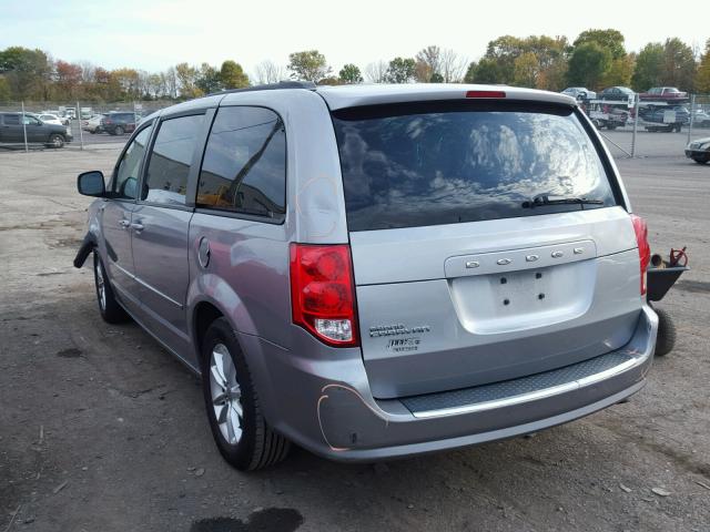 2C4RDGCG9DR746651 - 2013 DODGE GRAND CARA GRAY photo 3