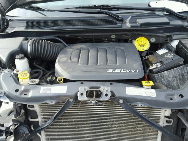 2C4RDGCG9DR746651 - 2013 DODGE GRAND CARA GRAY photo 7