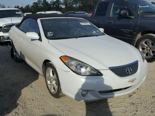 4T1FA38P05U054825 - 2005 TOYOTA CAMRY SOLA WHITE photo 1