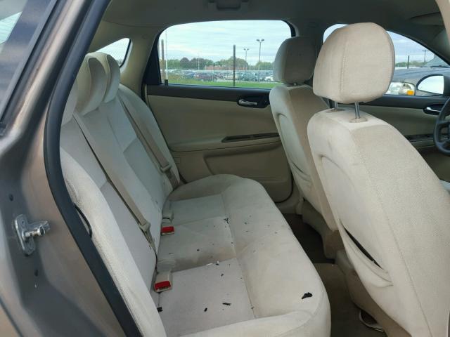 2G1WT55K779155937 - 2007 CHEVROLET IMPALA 棕色 照片 6