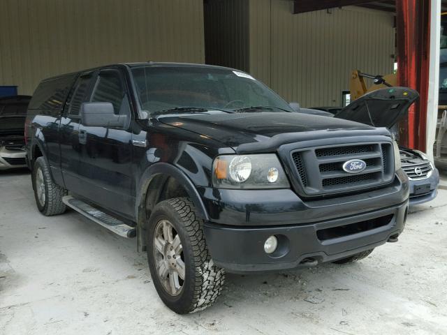 1FTPX14V96NB31672 - 2006 FORD F150 BLACK photo 1