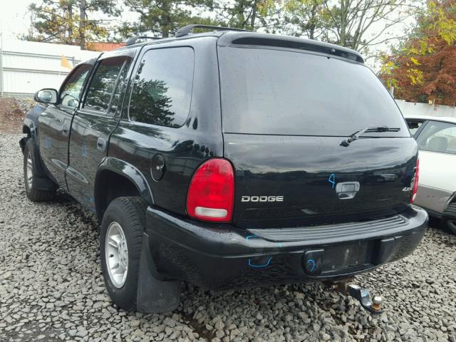 1B4HS28Y4WF151719 - 1998 DODGE DURANGO BLACK photo 3