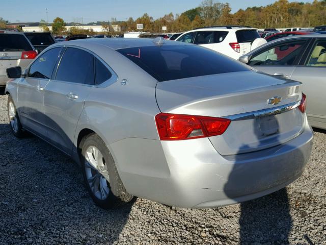 1G1125S39EU111805 - 2014 CHEVROLET IMPALA LT SILVER photo 3