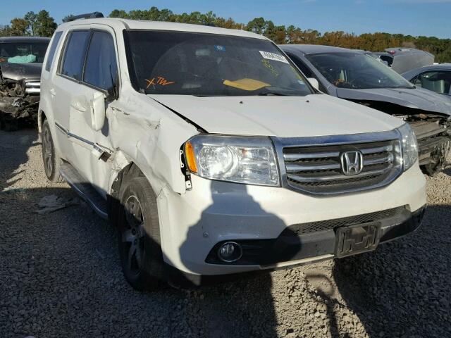 5FNYF3H96CB021883 - 2012 HONDA PILOT TOUR WHITE photo 1