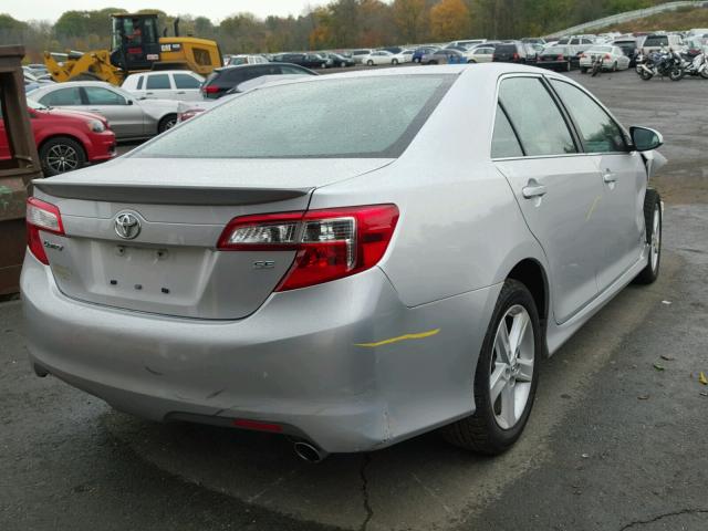 4T1BF1FKXDU221329 - 2013 TOYOTA CAMRY L SILVER photo 4