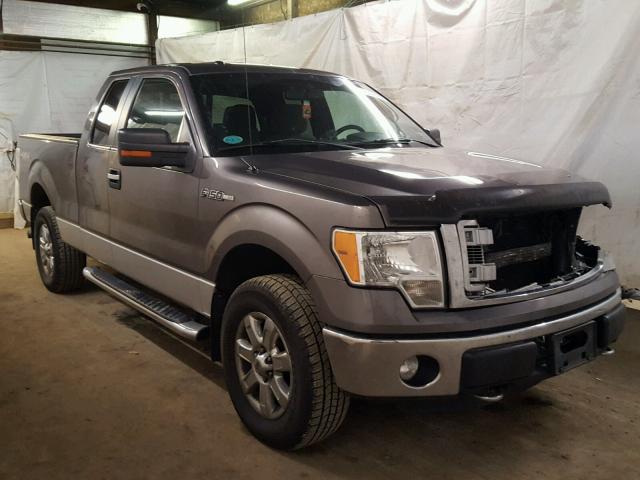 1FTFX1EF7EFA36815 - 2014 FORD F150 SUPER GRAY photo 1