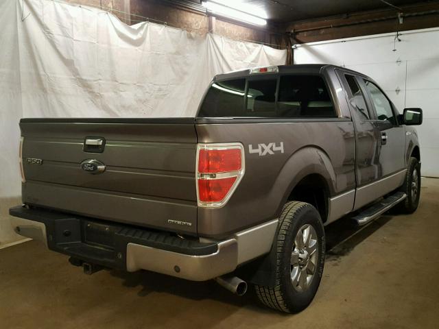 1FTFX1EF7EFA36815 - 2014 FORD F150 SUPER GRAY photo 4