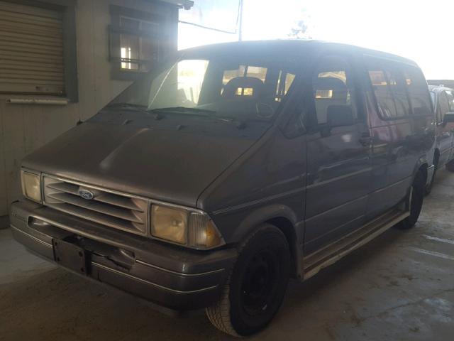 1FMCA11U9PZC29117 - 1993 FORD AEROSTAR GRAY photo 2