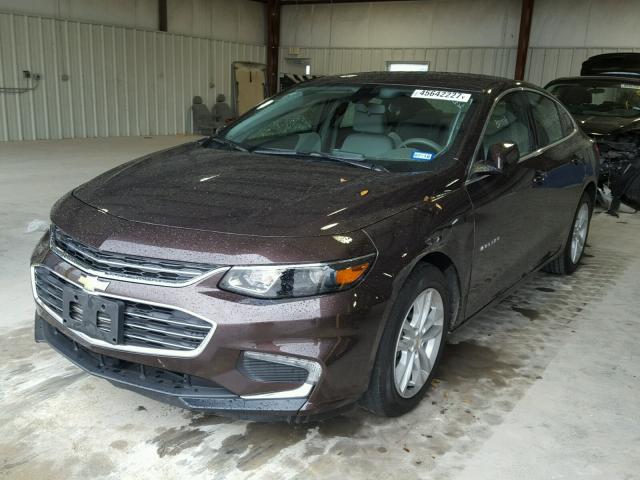 1G1ZE5ST5GF222305 - 2016 CHEVROLET MALIBU LT Qəhvəyi foto 2