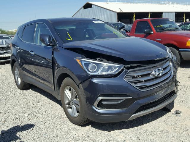 5XYZTDLB9HG427962 - 2017 HYUNDAI SANTA FE S BLUE photo 1