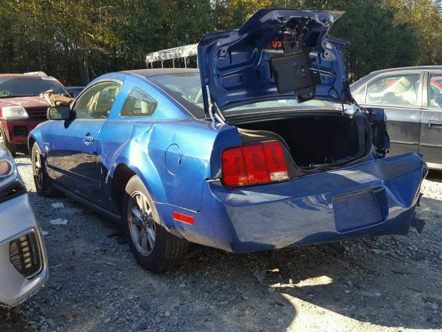 1ZVHT80N595117557 - 2009 FORD MUSTANG SILVER photo 3