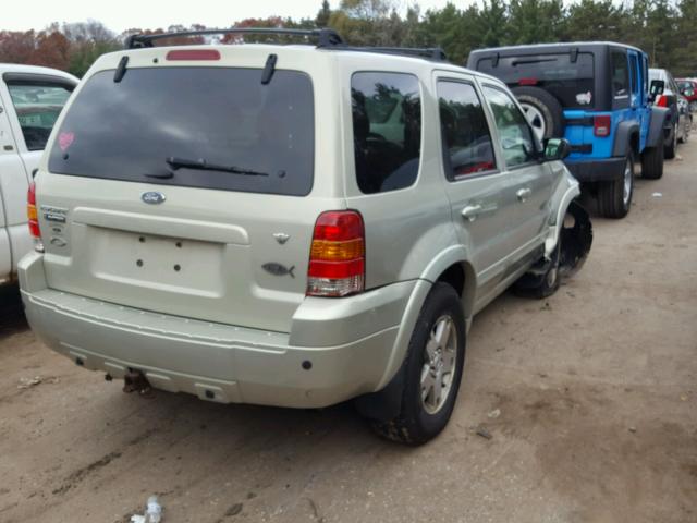 1FMYU94125KB52609 - 2005 FORD ESCAPE LIM TAN photo 4