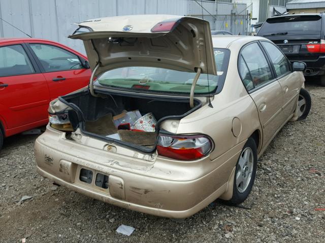 1G1NE52J92M694685 - 2002 CHEVROLET MALIBU LS BEIGE photo 4