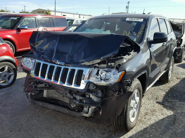 1C4RJEAG9CC264740 - 2012 JEEP GRAND CHER BLACK photo 2