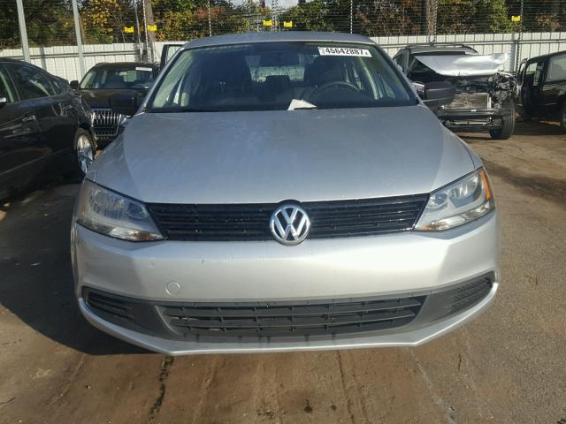 3VW2K7AJ3EM223380 - 2014 VOLKSWAGEN JETTA SILVER photo 9