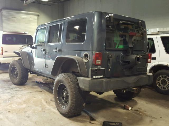 1J4GA59137L101704 - 2007 JEEP WRANGLER S CHARCOAL photo 3