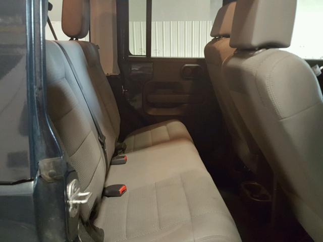 1J4GA59137L101704 - 2007 JEEP WRANGLER S CHARCOAL photo 6