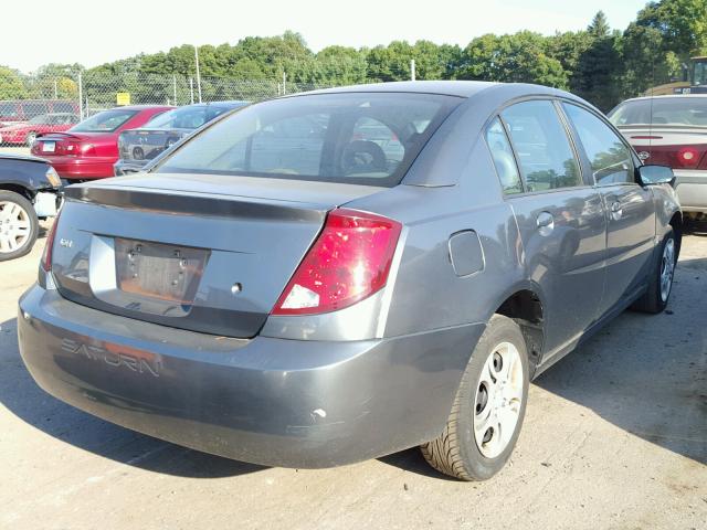 1G8AJ52F24Z219683 - 2004 SATURN ION LEVEL GRAY photo 4
