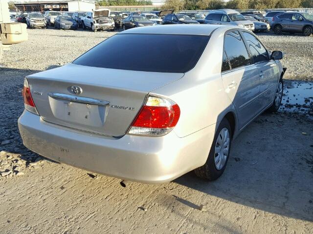 4T1BE32K55U980640 - 2005 TOYOTA CAMRY LE SILVER photo 4