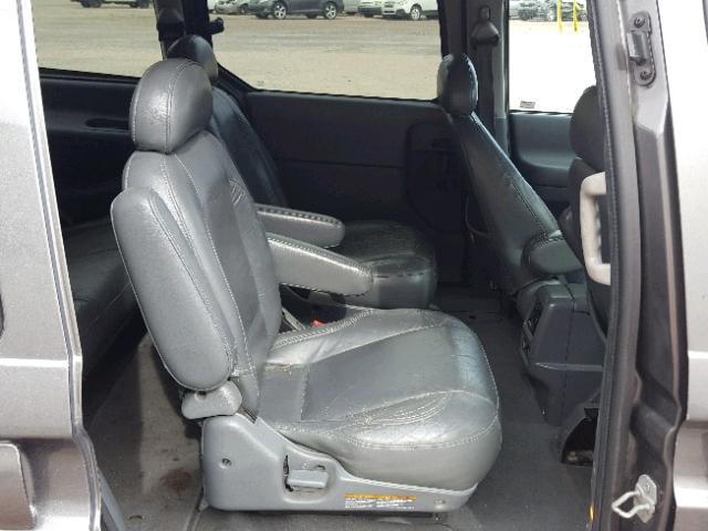 4N2ZN17T72D809860 - 2002 NISSAN QUEST GLE GRAY photo 6